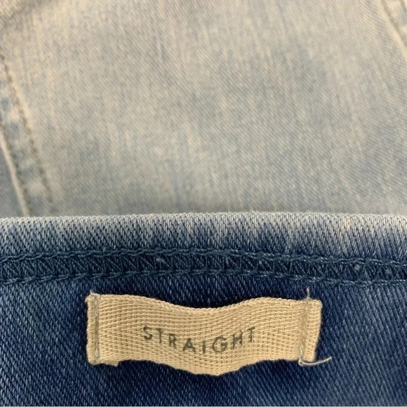 Logo Lori Goldstein Jeans Woman 14 Tall Knit Pull On Straight Pockets Stretch - Picture 8 of 14